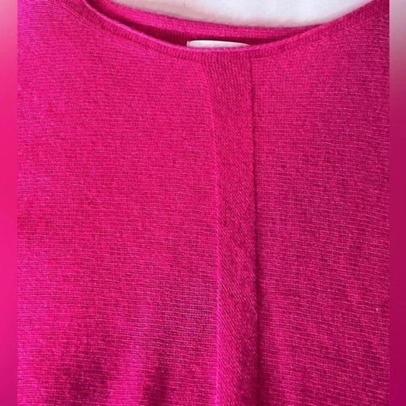 Bianco & Blu Made in Italy Women's Fuschia Pink Dolman Sleeve Sweater Sz… - Picture 7 of 11